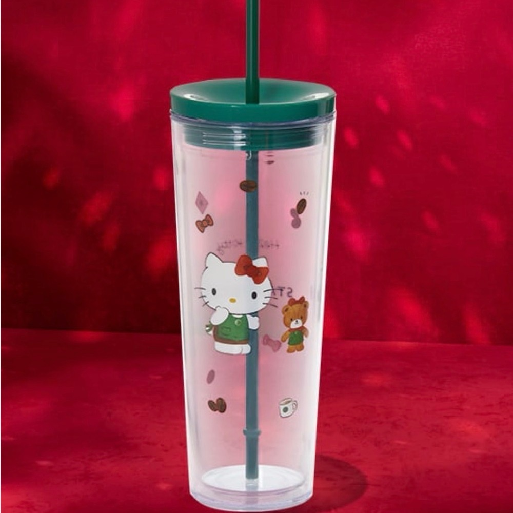 *SOLD* Starbucks Hello Kitty Tumbler